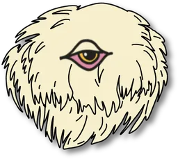 Ilustración de Melena de León con un ojo